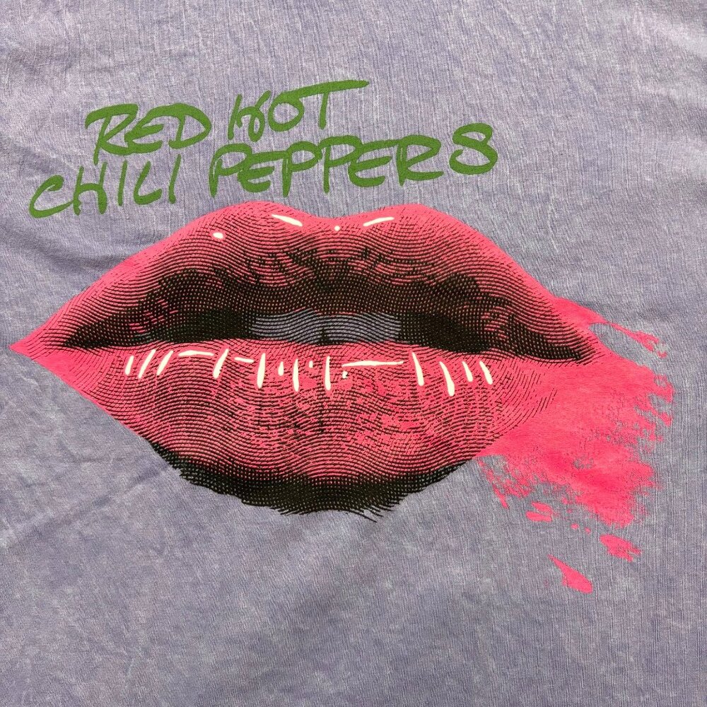 Red Hot Chili Peppers Rock Band Mineral Wash purple Tee M - Picture 2 of 4